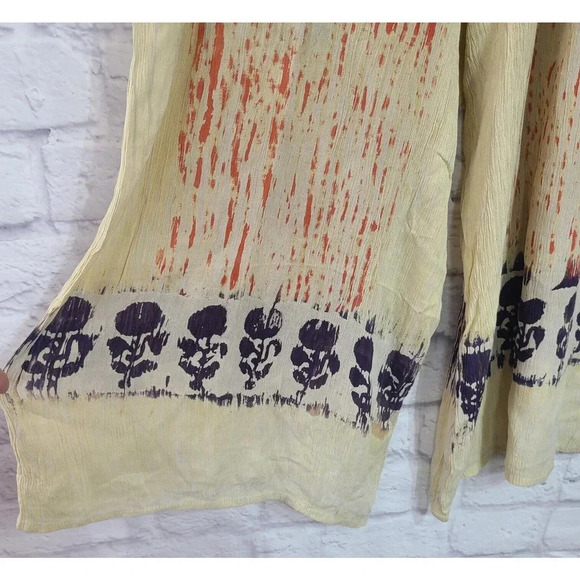 ETC by Lazy Daisy Casual Palazzo Pants Women's Plus Size One Size Pull On Boho - Picture 3 of 8